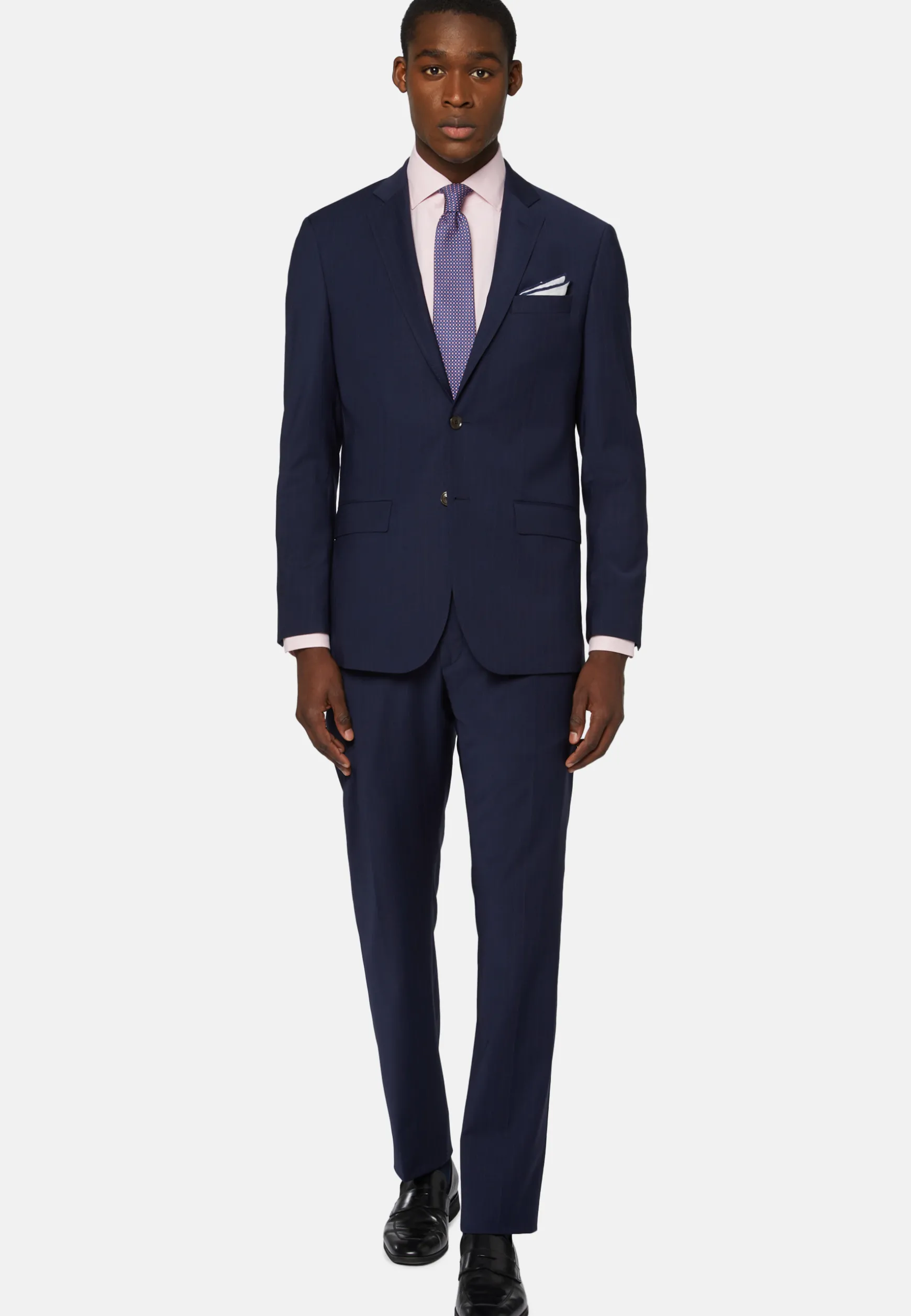 Pinstripe Suit In Stretch Wool And Nylon|Boggi Milano Sale