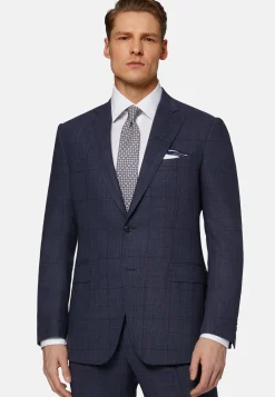 Prince of Wales Check Pure Wool Suit|Boggi Milano Store