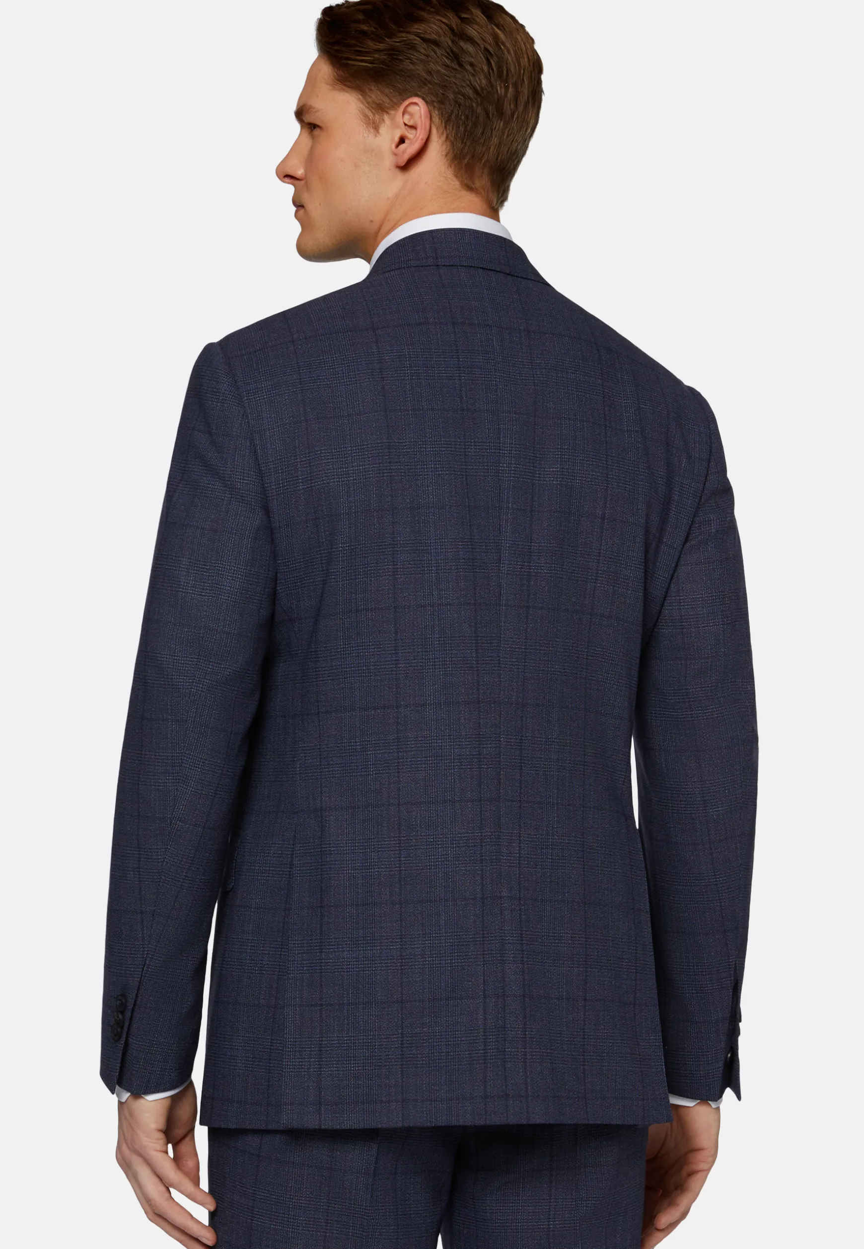 Prince of Wales Check Pure Wool Suit|Boggi Milano Store
