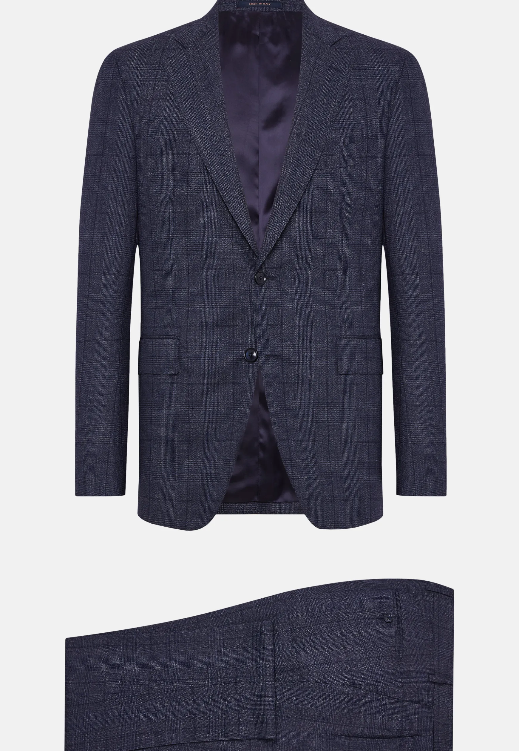Prince of Wales Check Pure Wool Suit|Boggi Milano Store