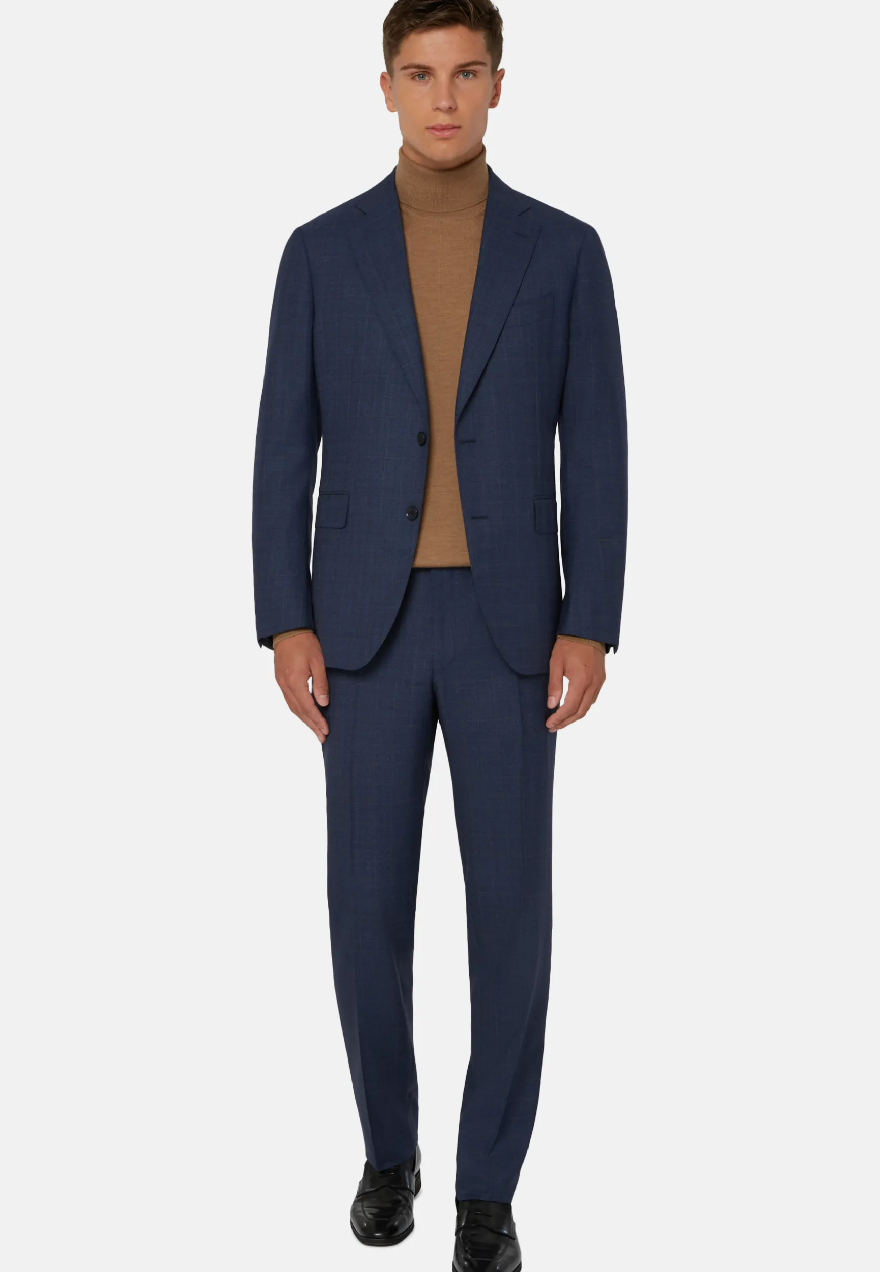 Prince of Wales Check Suit In Super 130 Wool|Boggi Milano New