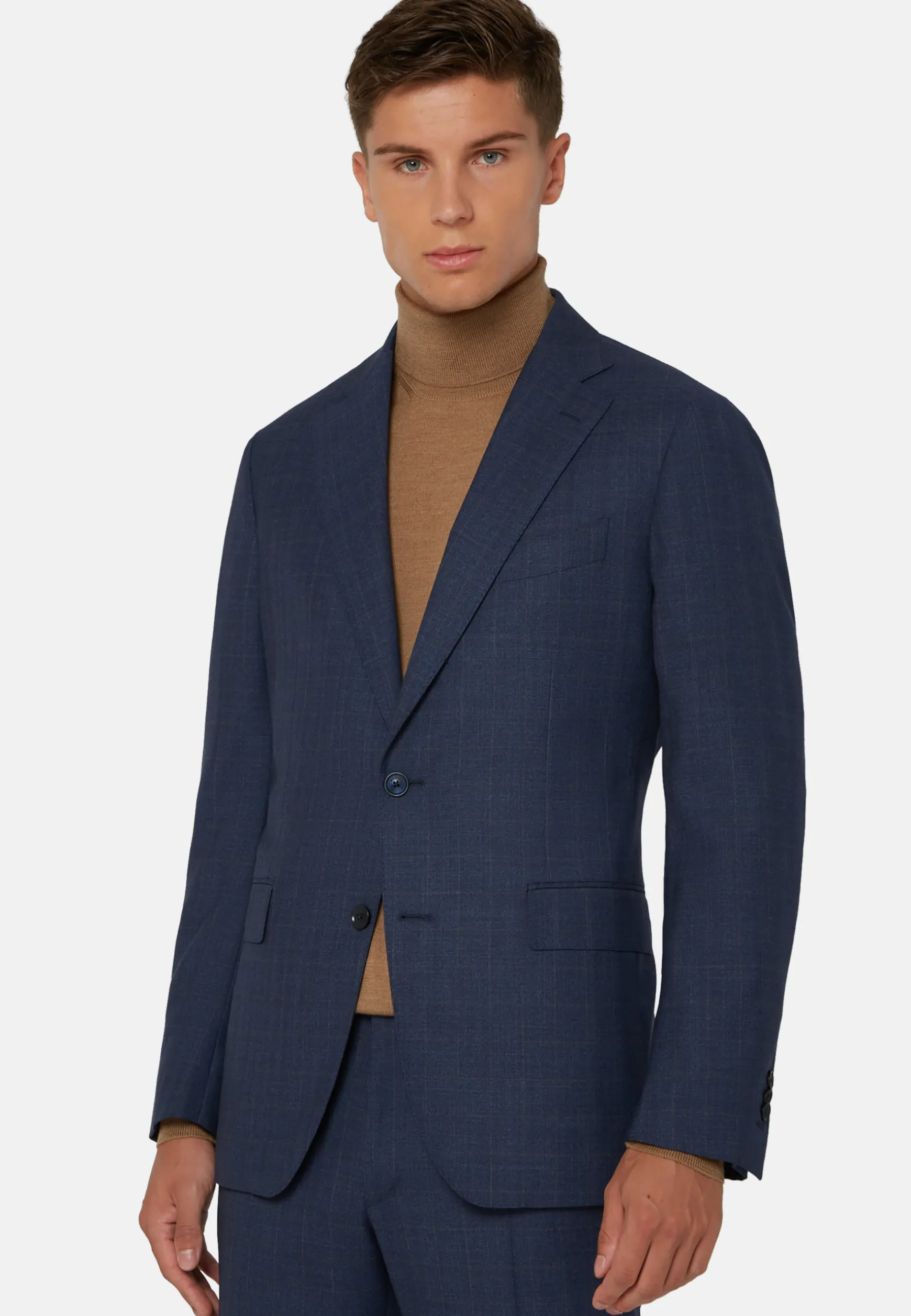 Prince of Wales Check Suit In Super 130 Wool|Boggi Milano New