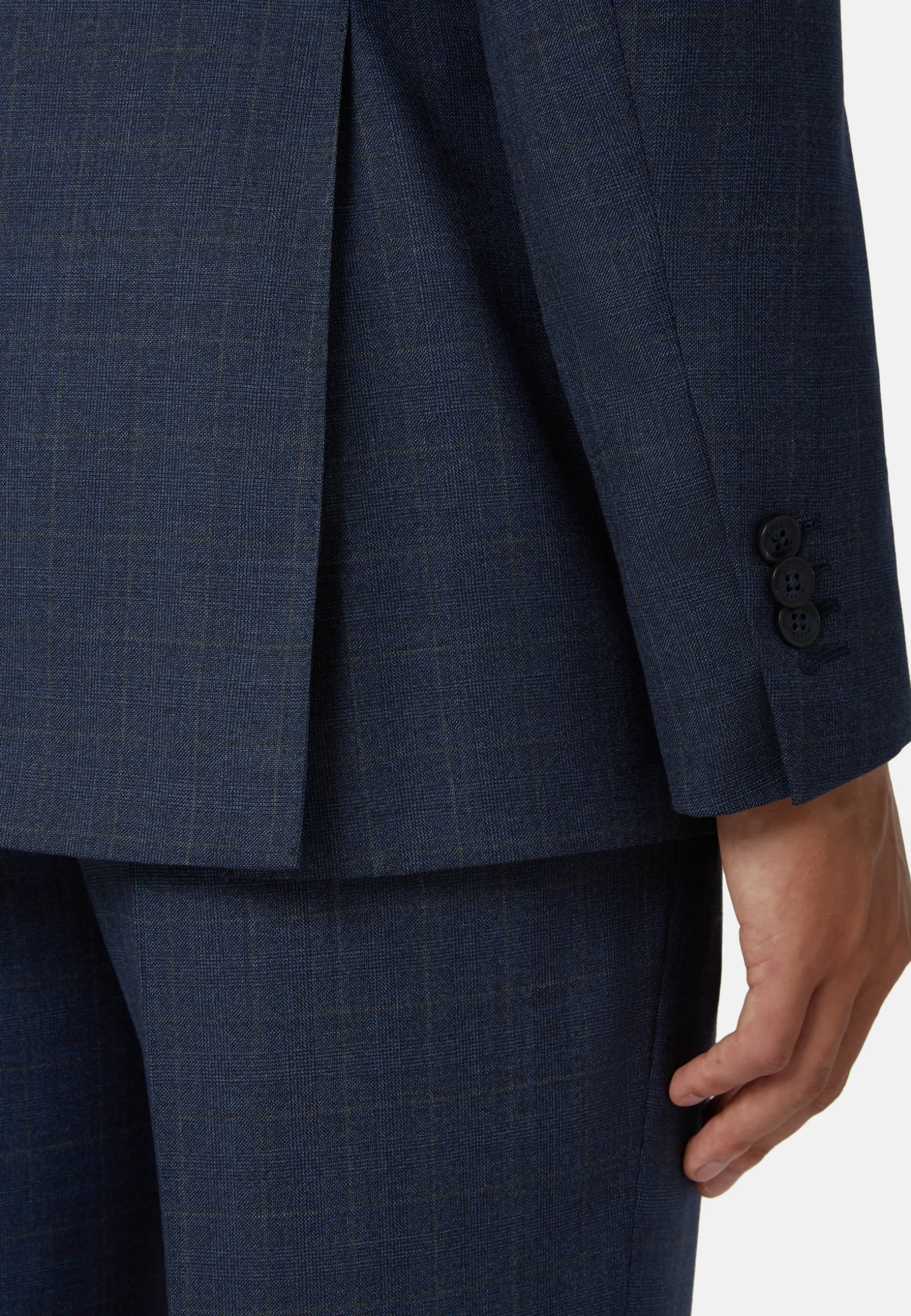 Prince of Wales Check Suit In Super 130 Wool|Boggi Milano New