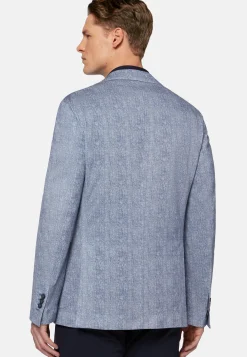 Printed Jacket In Cotton Jersey And Linen|Boggi Milano Online