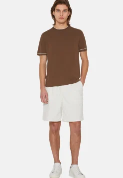 Cotton Crepe Knit T-shirt|Boggi Milano New