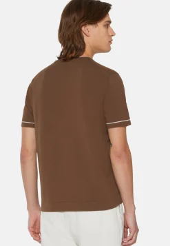 Cotton Crepe Knit T-shirt|Boggi Milano New