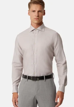 Cotton Dobby Shirt Regular Fit|Boggi Milano Clearance