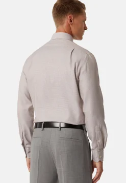Cotton Dobby Shirt Regular Fit|Boggi Milano Clearance