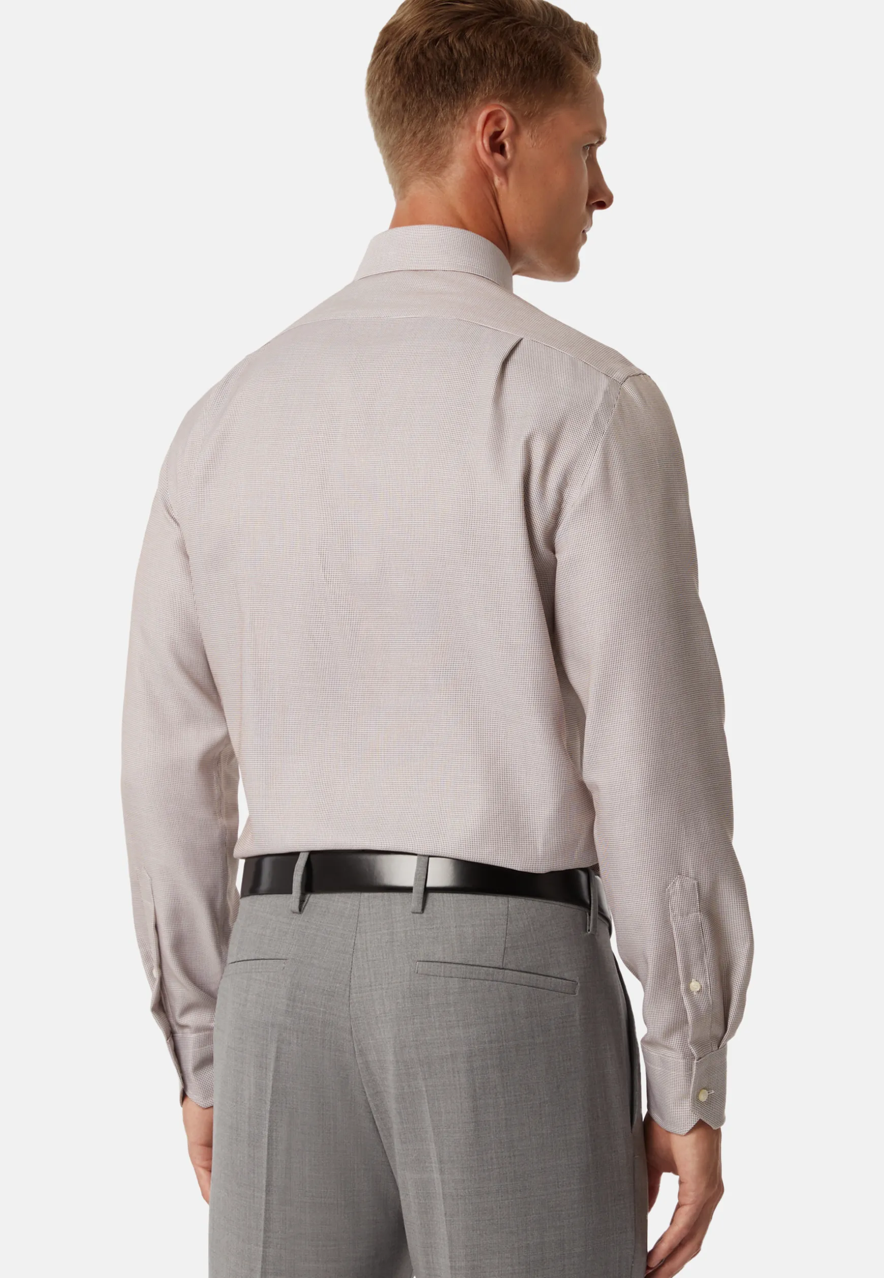 Cotton Dobby Shirt Regular Fit|Boggi Milano Clearance