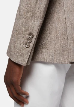 Printed Jacket In Cotton Jersey And Linen|Boggi Milano Cheap