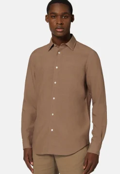 Regular Fit Tencel Linen Shirt|Boggi Milano Discount