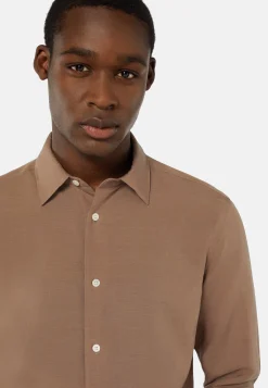 Regular Fit Tencel Linen Shirt|Boggi Milano Discount