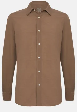Regular Fit Tencel Linen Shirt|Boggi Milano Discount