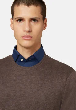 Super Fine Cashmere Crew Neck Jumper|Boggi Milano Shop