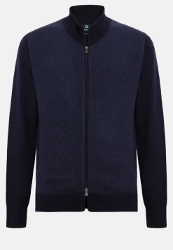 Cashmere Blend Full Zip Sweater|Boggi Milano Flash Sale