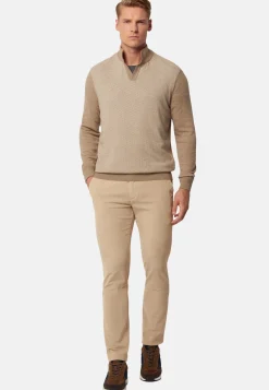 Cashmere Blend Mock Neck Sweater|Boggi Milano Sale