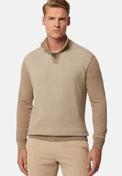 Cashmere Blend Mock Neck Sweater|Boggi Milano Sale