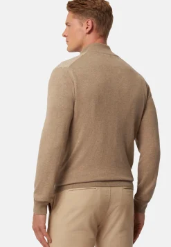 Cashmere Blend Mock Neck Sweater|Boggi Milano Sale