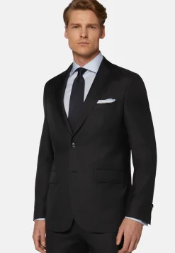Grey Super 130 Wool Jacket|Boggi Milano Sale