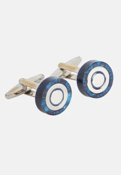 Circular cufflinks with contrast|Boggi Milano Shop