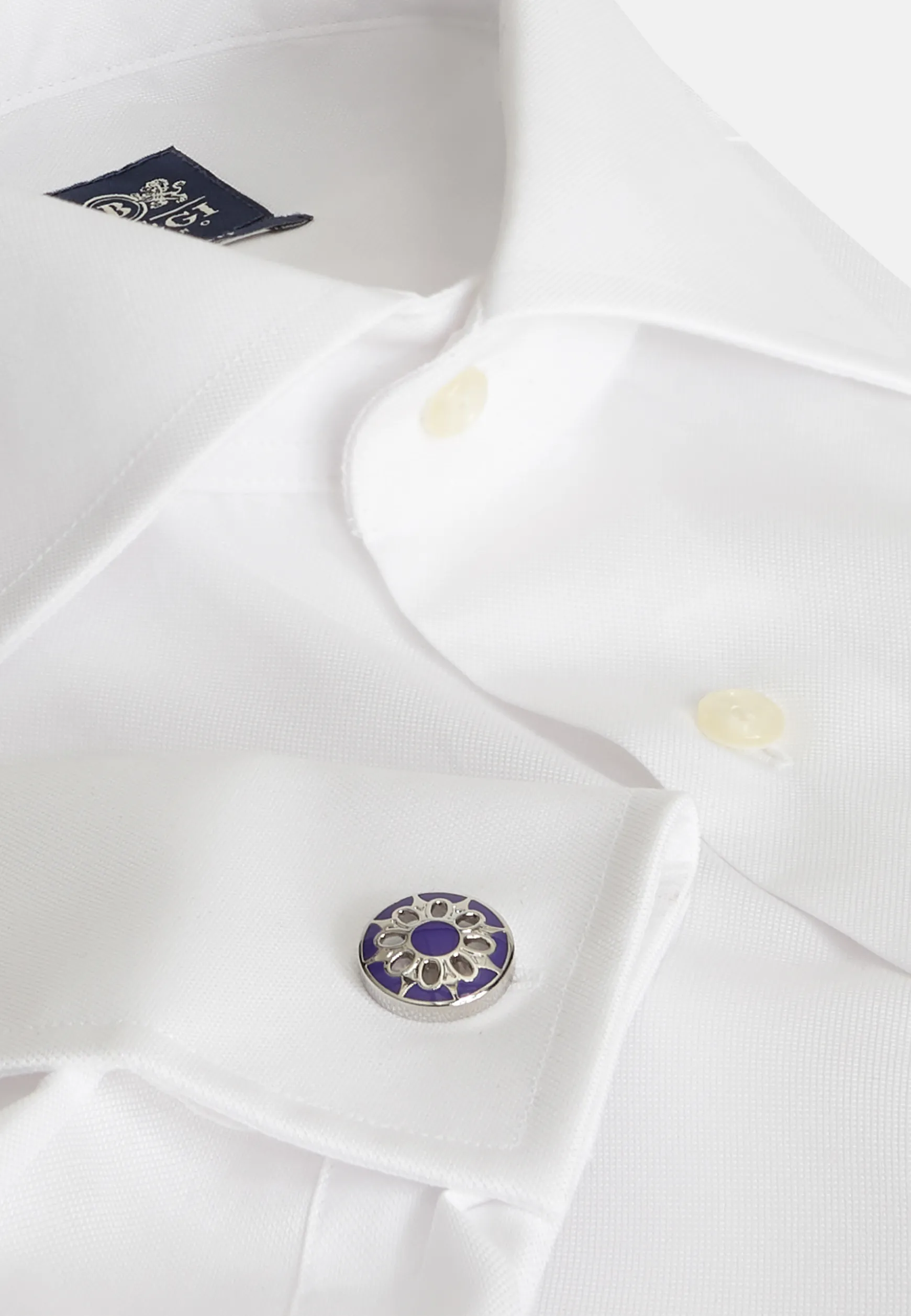 Circular cufflinks with flower|Boggi Milano Cheap