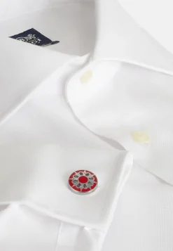 Circular cufflinks with flower|Boggi Milano Outlet