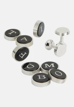 Circular letter base cufflinks|Boggi Milano Store