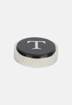 Circular letter t for cufflinks|Boggi Milano Hot