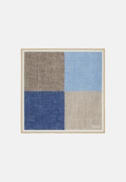 Colour Block Linen Pocket Square|Boggi Milano Best