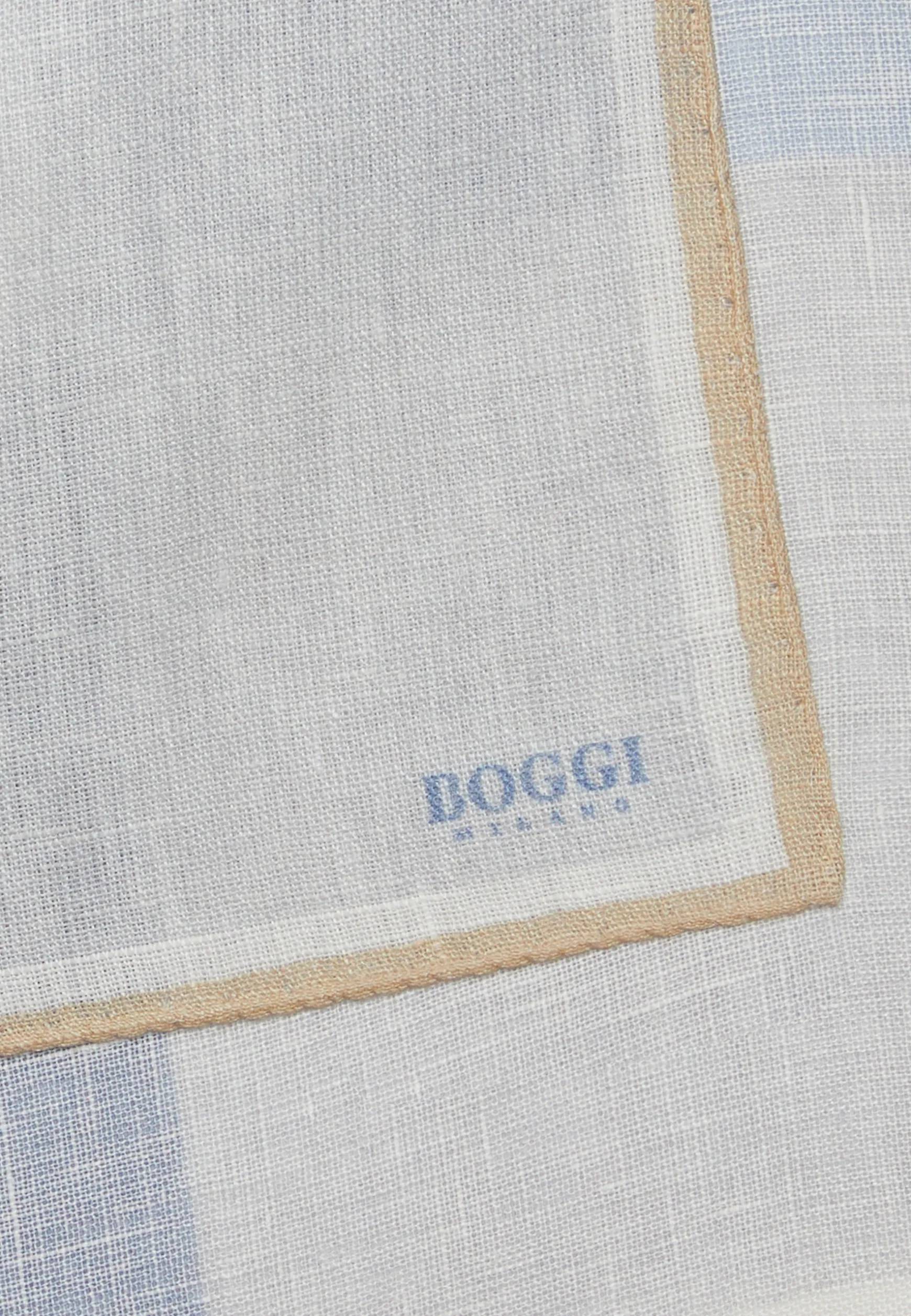 Colour Block Linen Pocket Square|Boggi Milano Best