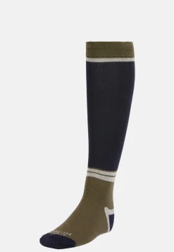 Colour-Blocking Pattern Socks in a Cotton Blend|Boggi Milano Hot