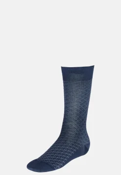Cotton Blend Jacquard Socks|Boggi Milano Cheap