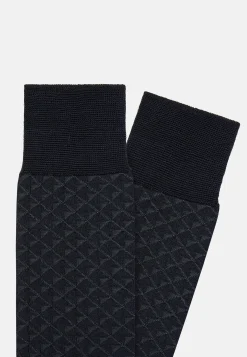 Cotton Blend Jacquard Socks|Boggi Milano New