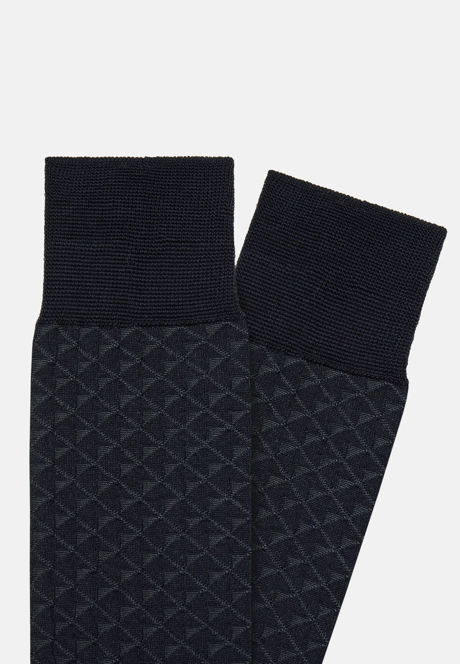 Cotton Blend Jacquard Socks|Boggi Milano New