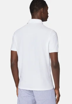Cotton Crepe Jersey Polo Shirt|Boggi Milano Best