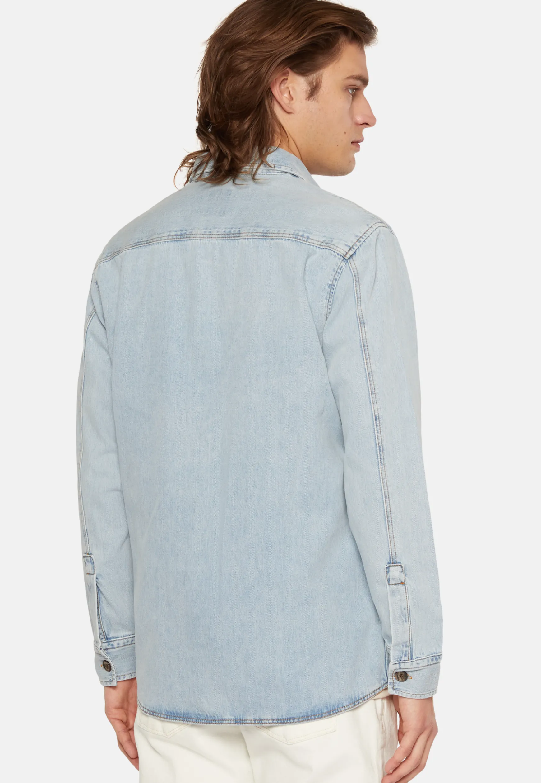 Cotton Denim Overshirt|Boggi Milano Best