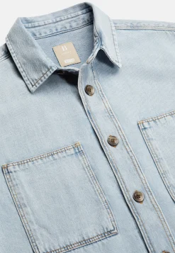 Cotton Denim Overshirt|Boggi Milano Best