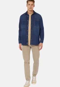 Cotton Denim Overshirt|Boggi Milano Best