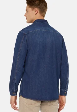 Cotton Denim Overshirt|Boggi Milano Best