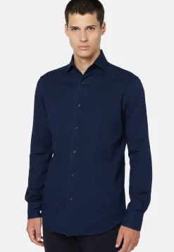 Cotton Denim Shirt Regular Fit|Boggi Milano Sale