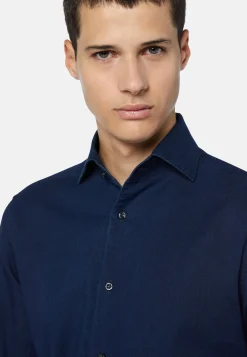 Cotton Denim Shirt Regular Fit|Boggi Milano Sale