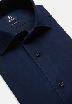 Cotton Denim Shirt Regular Fit|Boggi Milano Sale