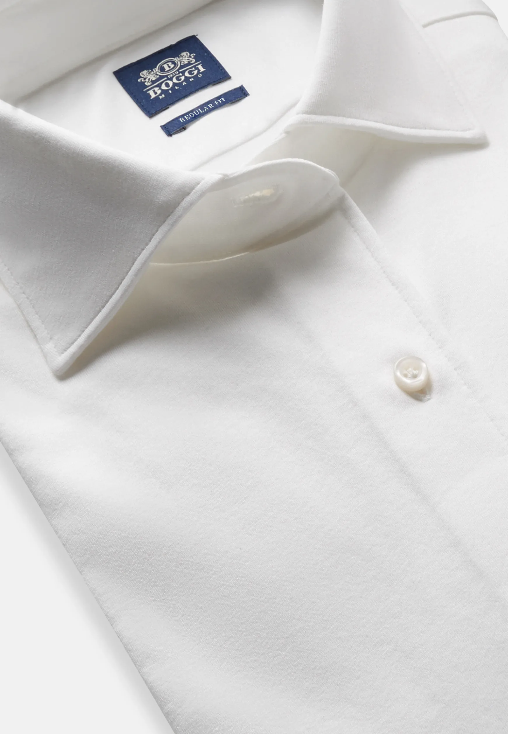 Cotton Jersey Regular Fit Polo Shirt|Boggi Milano Cheap