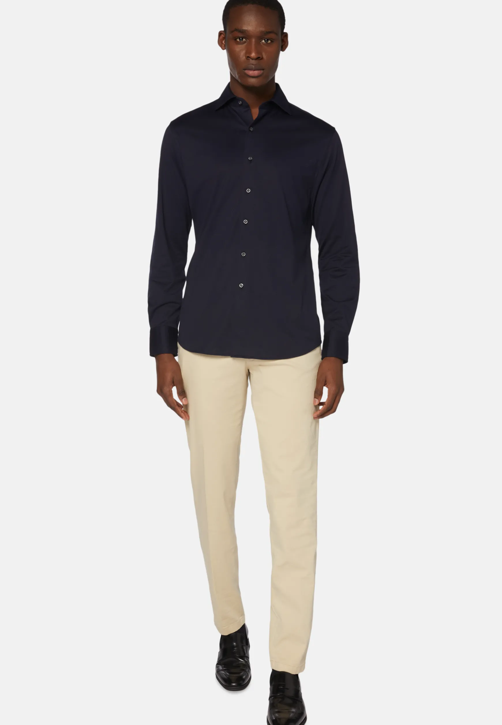Cotton Jersey Regular Fit Polo Shirt|Boggi Milano Discount