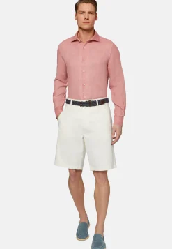 Cotton Linen Bermuda Shorts|Boggi Milano Cheap