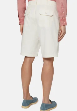 Cotton Linen Bermuda Shorts|Boggi Milano Cheap