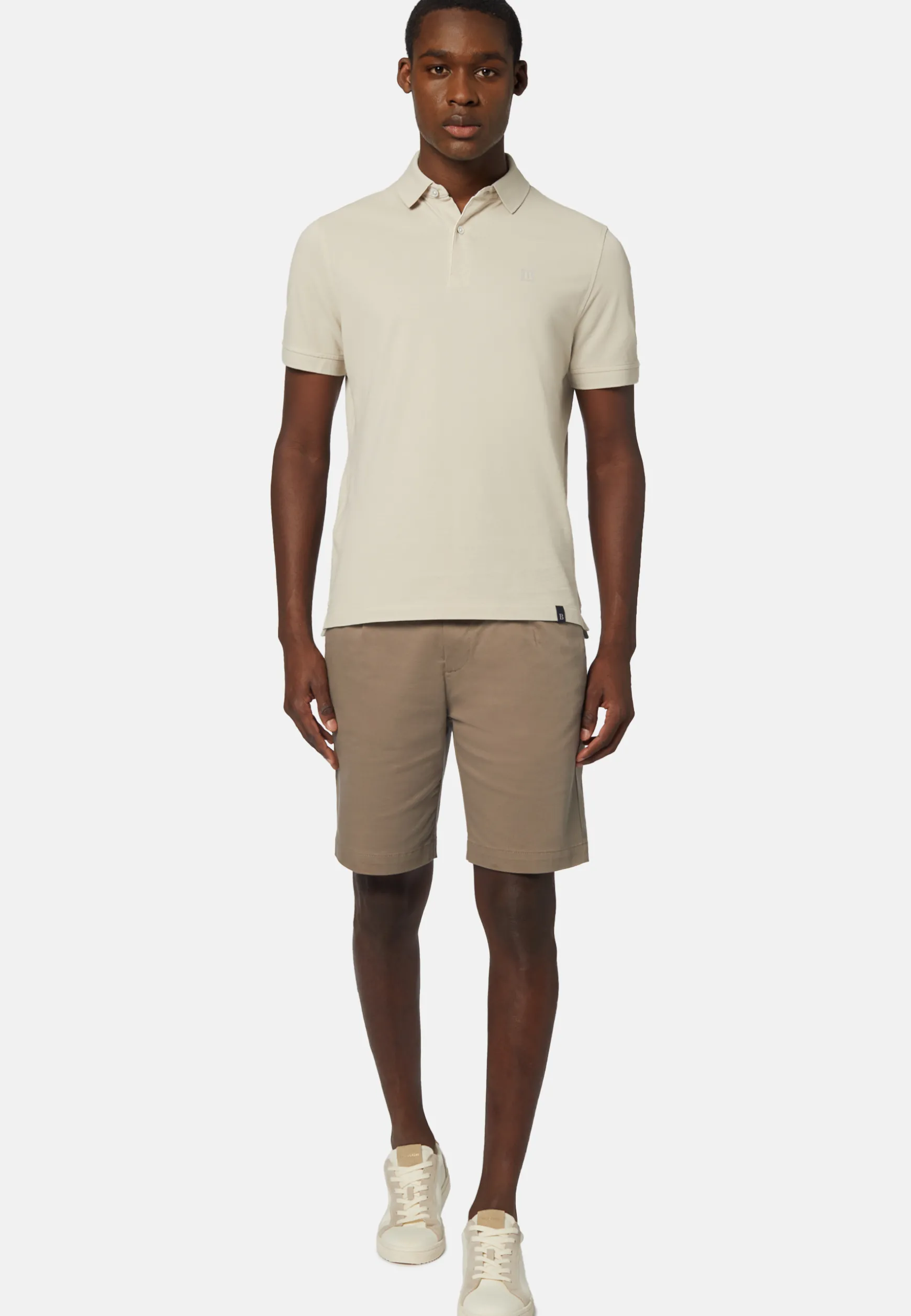 Cotton Piqué Polo Shirt|Boggi Milano Outlet