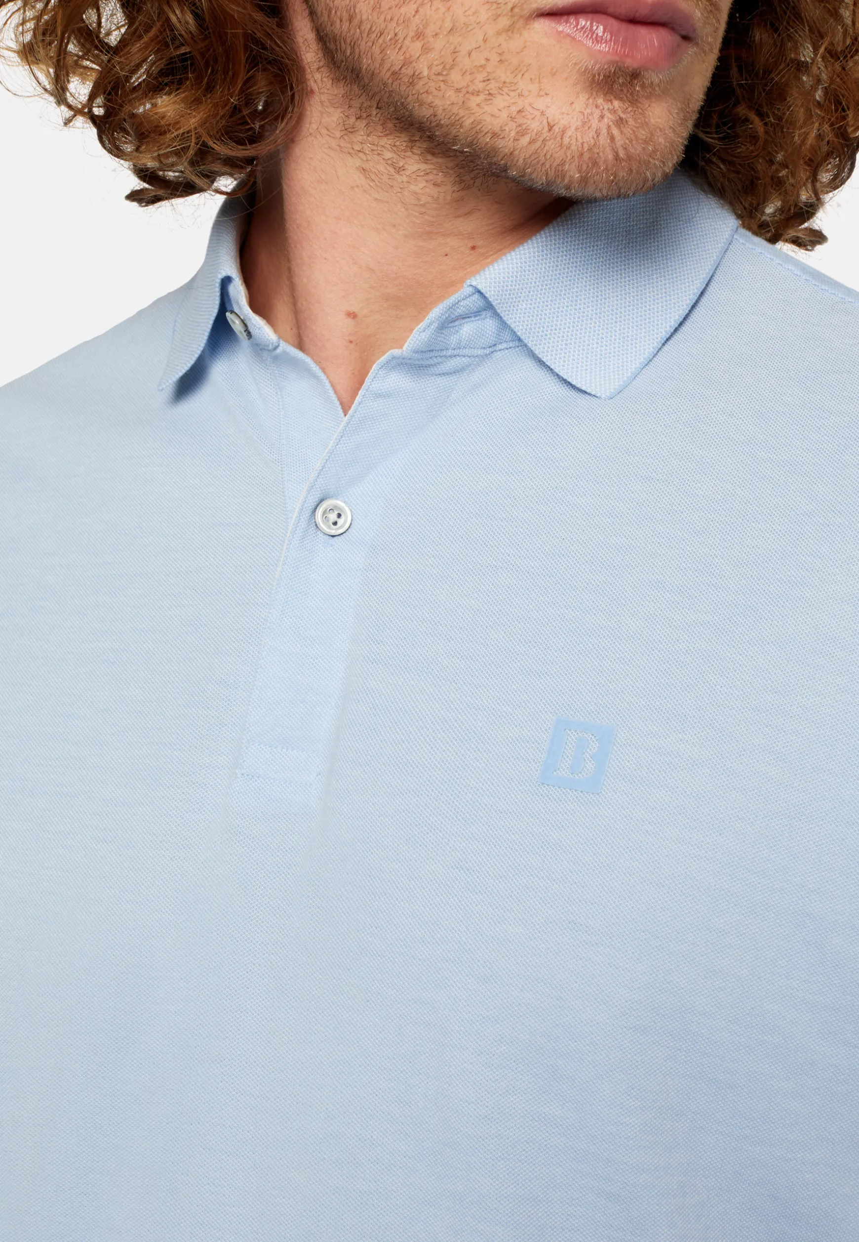 Cotton Piqué Polo Shirt|Boggi Milano Outlet