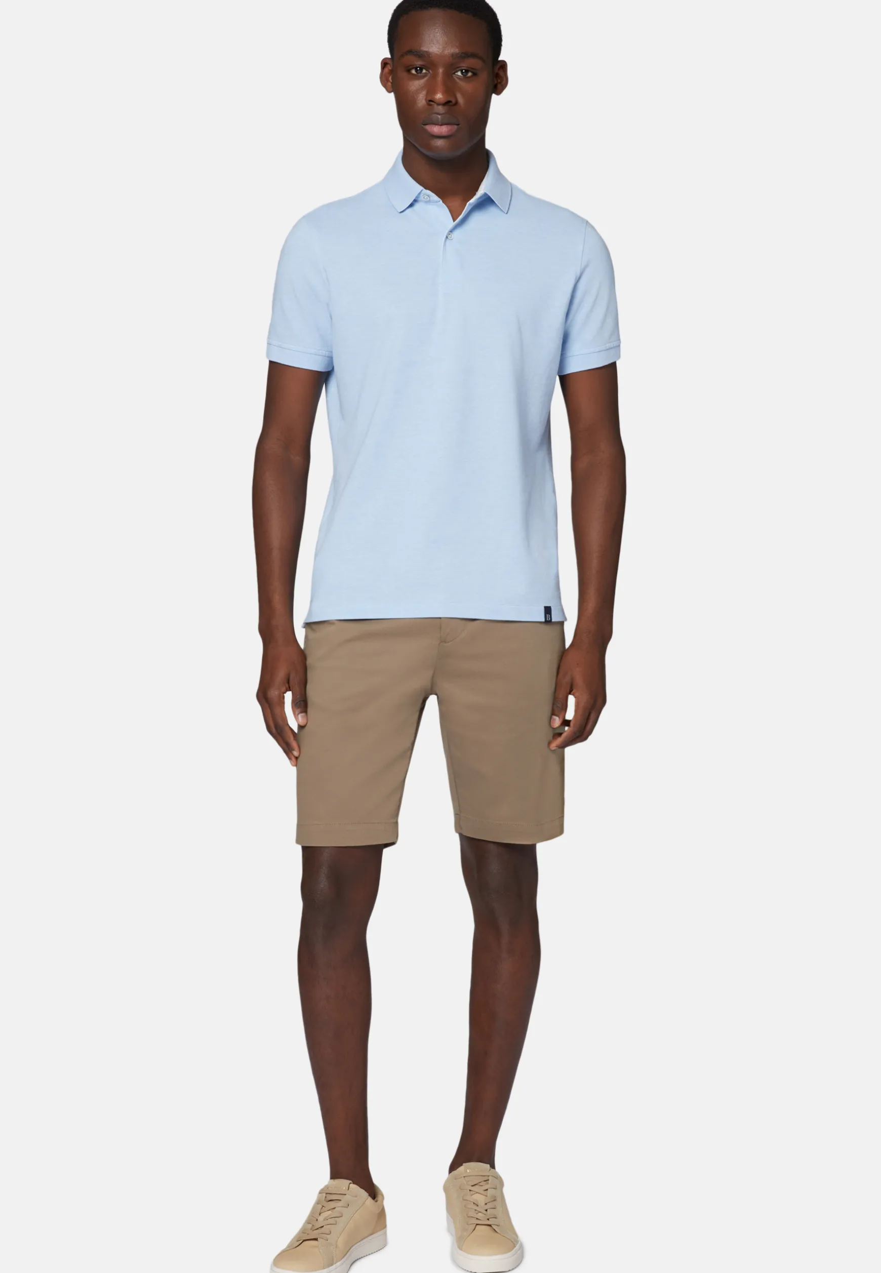 Cotton Piqué Polo Shirt|Boggi Milano Online