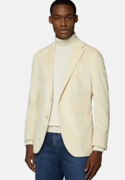 Cream Cotton And Cashmere Jacket|Boggi Milano Cheap